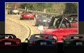 Miatas viewing a drive-in movie screen.