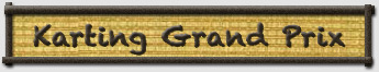 Karting Grand Prix Bamboo Mat Sign