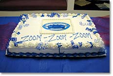 A special cake for a special Annual Meeting... SDMC celebrates its ten-year anniversary. Photo by Jerry Standefer.